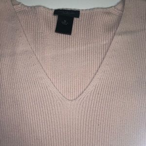 ribbed peplum sweater